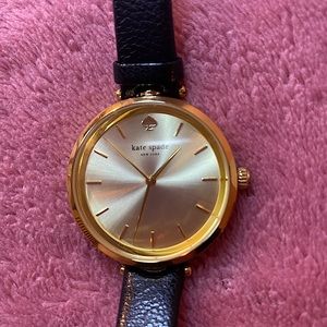 Kate Spade ♠️ black/gold watch